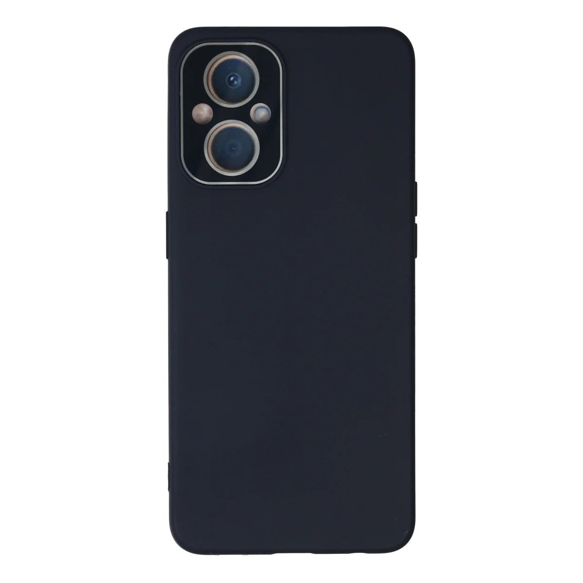 Reno 7 Lite Lansman Glass Kılıf - TPU Silikon Mat Kapak (Lacivert)
