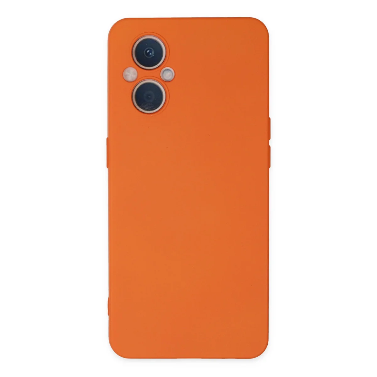 Reno 7 Lite Nano İçi Kadife Silikon Kılıf - Turuncu