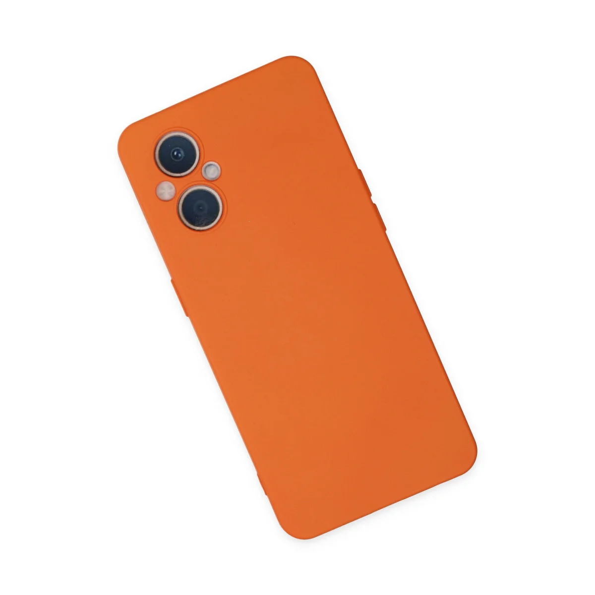 Reno 7 Lite Nano İçi Kadife Silikon Kılıf - Turuncu