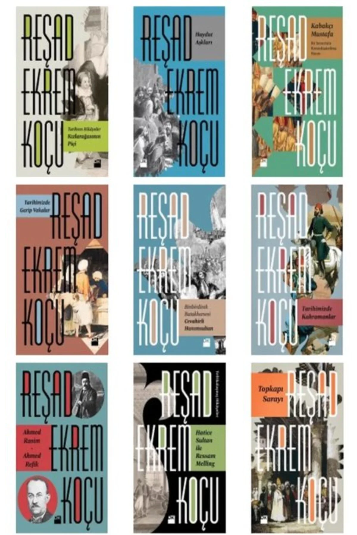 resad ekrem kocu 9 set kitap