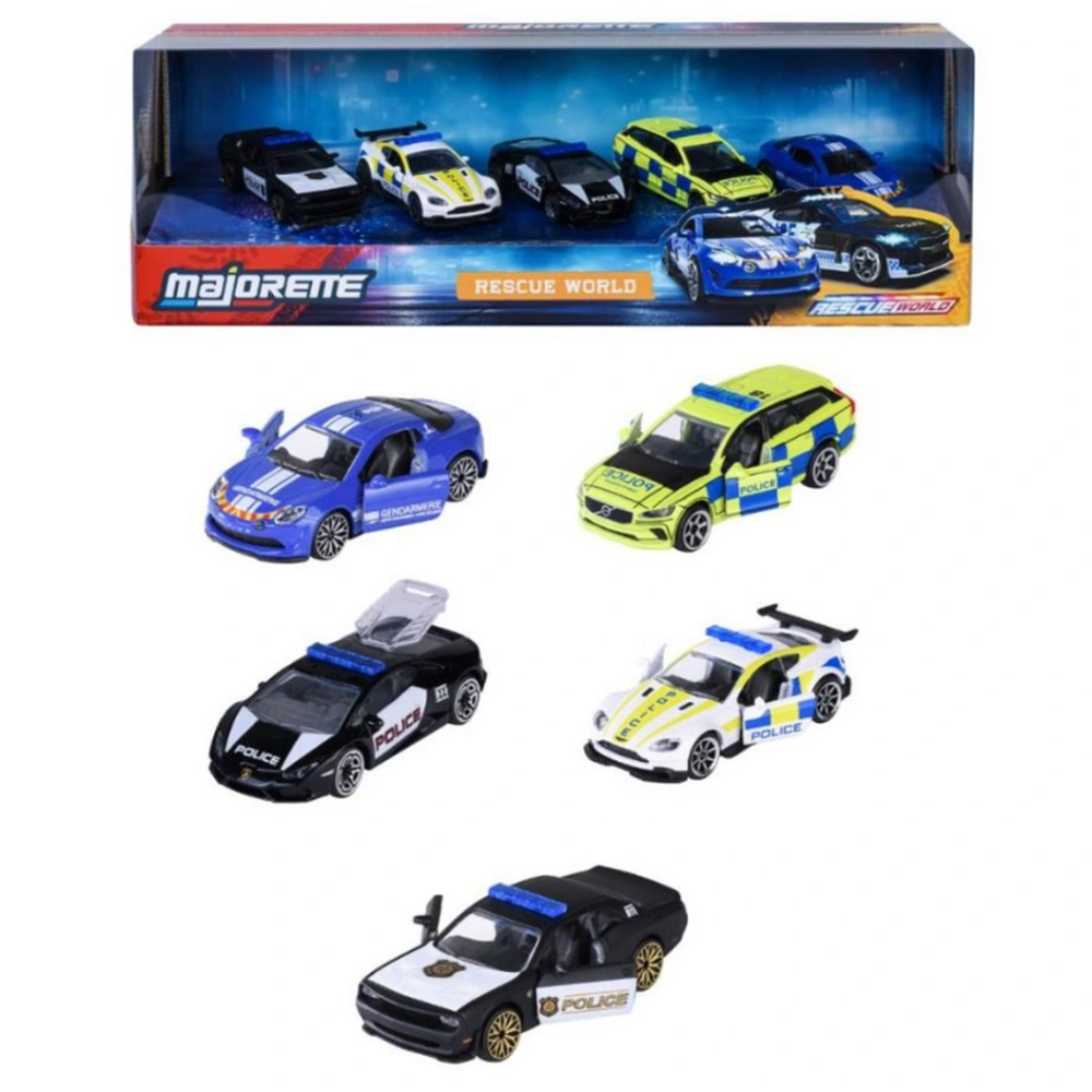 Rescue World 5 Parçalı Model Araçlar Hediye Seti Rescue World 5 Parçalı Model Araçlar Hediye Seti
