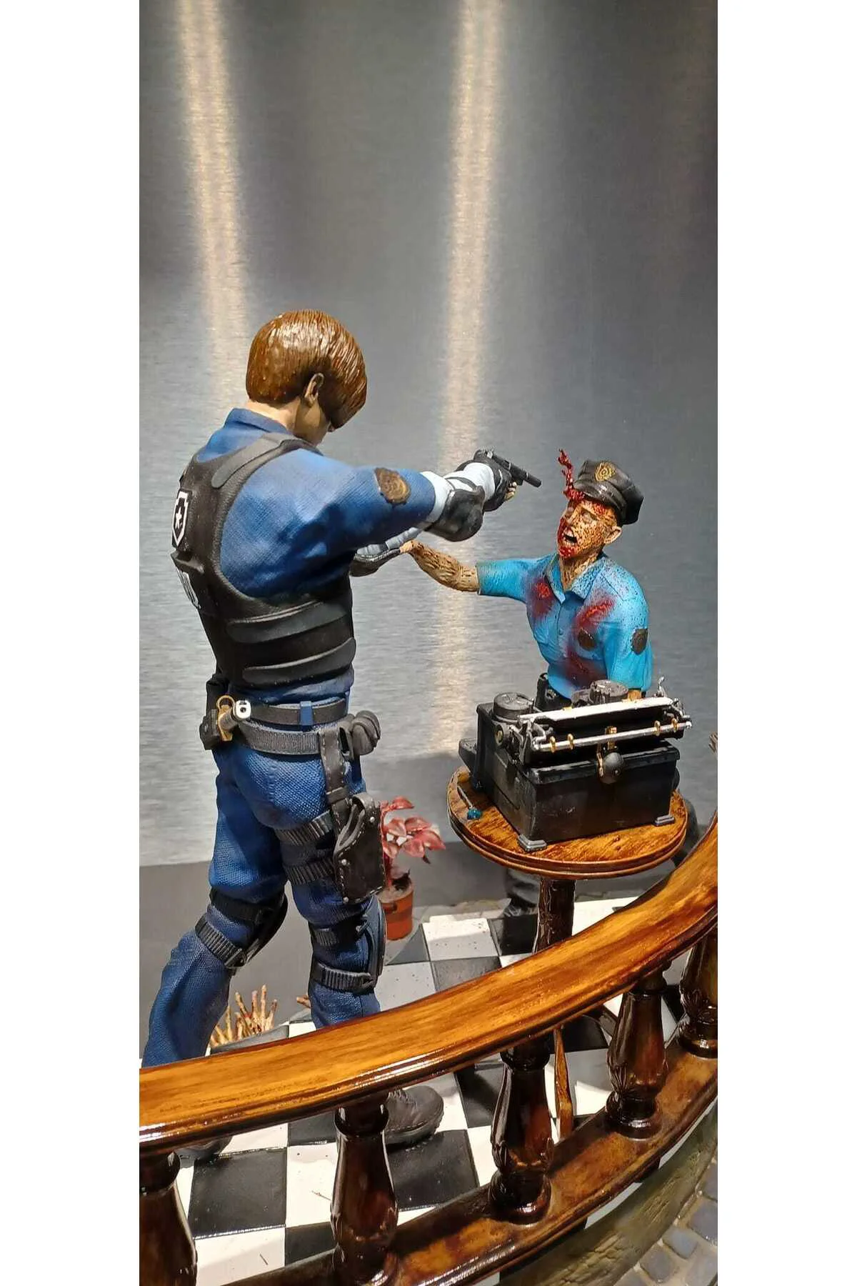 Resident Evil 2 Istila Diorama 8k Uhd Detay Boyalı Figür (MEGA BOY)