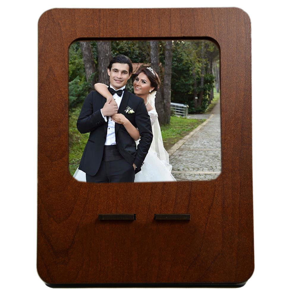 Technopa Resim Çerçeve Kahverengi Telefon Tutucu