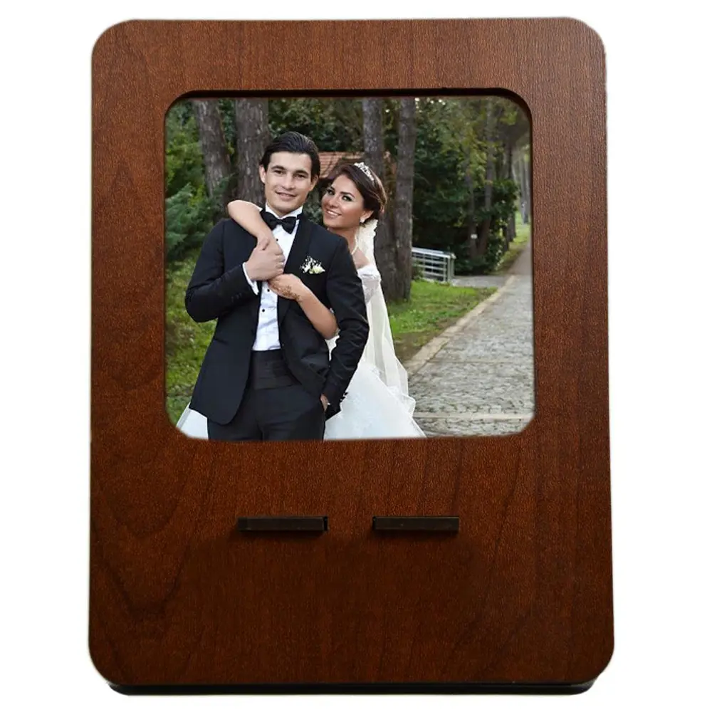 RESİM ÇERÇEVE KAHVERENGİ TELEFON TUTUCU