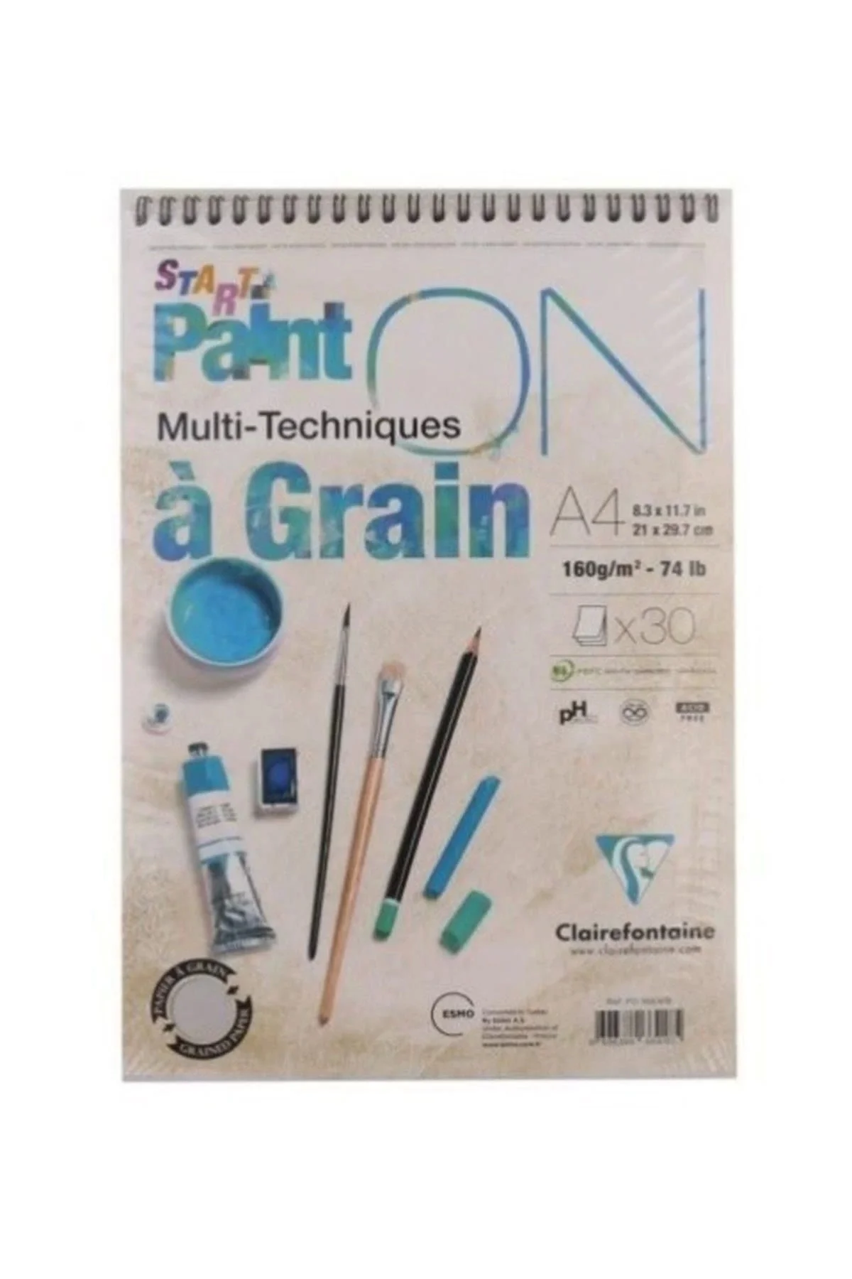 Resim Defteri Paınt-on A Graın Start Çizim Blok 30 Yp A4 160 gr P