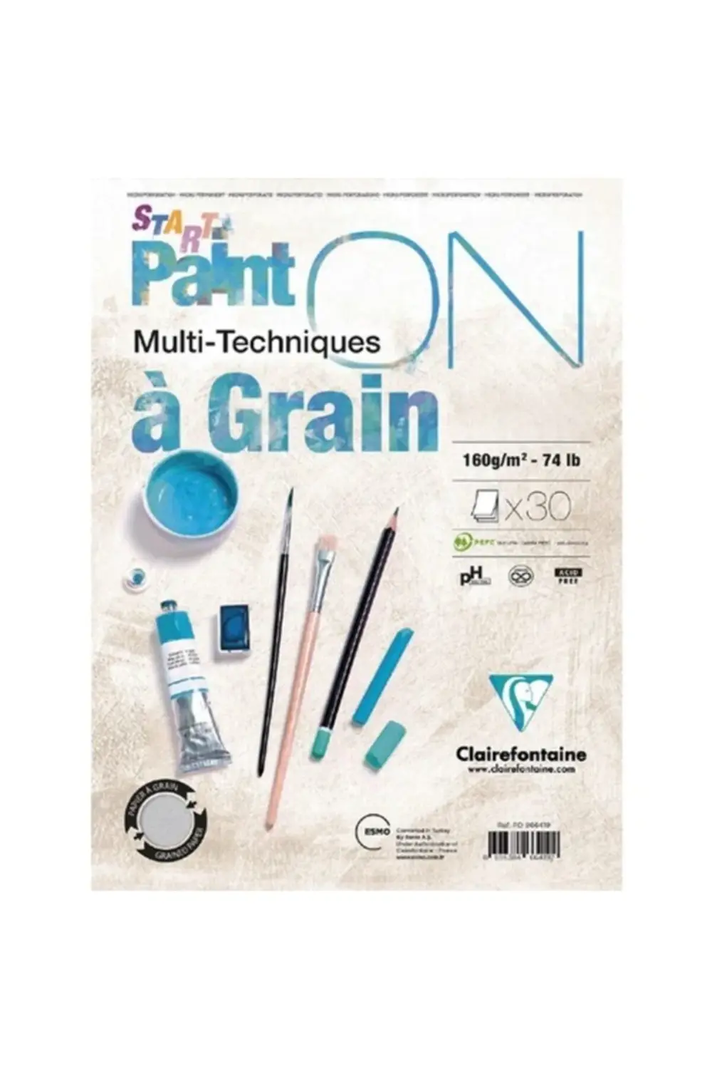 Resim Defteri Paınt-on A Graın Start Çizim Blok 30 Yp A4 160 gr P