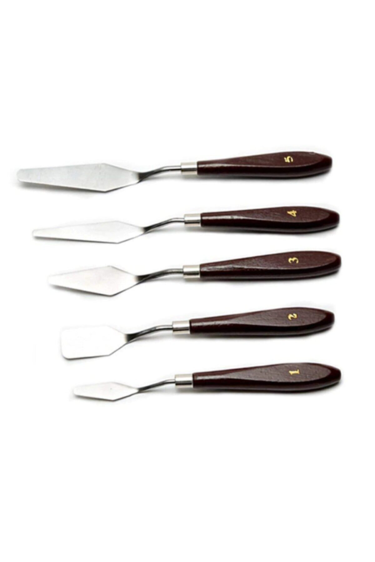 Resim Spatula Seti, Metal Spatula 5'li (Painting Knife)