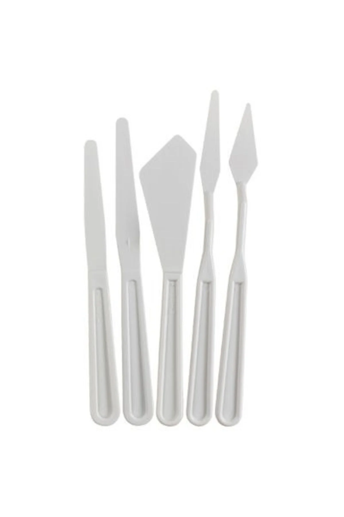 Resim Ve Heykel Çalışmaları Için 5li Plastik Spatüll'a Seti Spatu