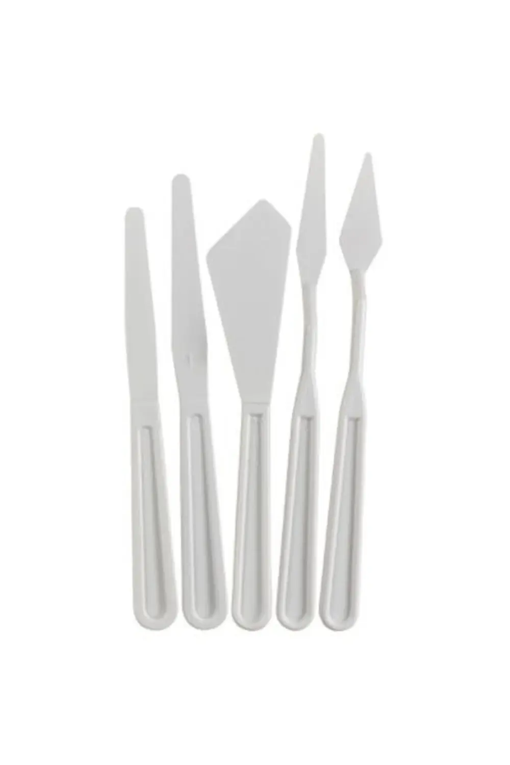 Resim Ve Heykel Çalışmaları Için 5li Plastik Spatüll'a Seti Spatu