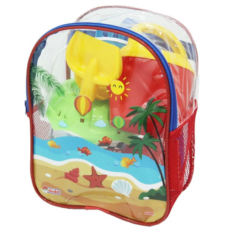 Resimli Sırt Çantalı Plaj Set Resimli Sırt Çantalı Plaj Set