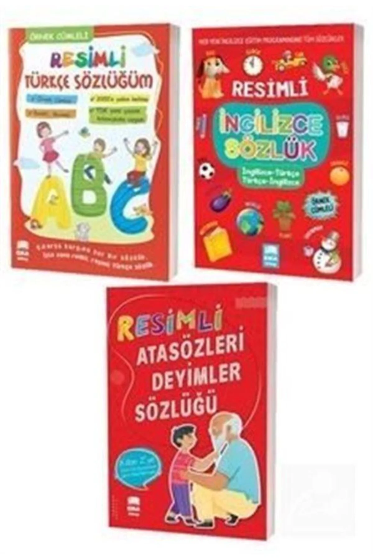 Resimli Türkçe İngilizce ve Atasözleri Deyimler Sözlükleri - 3 Ki