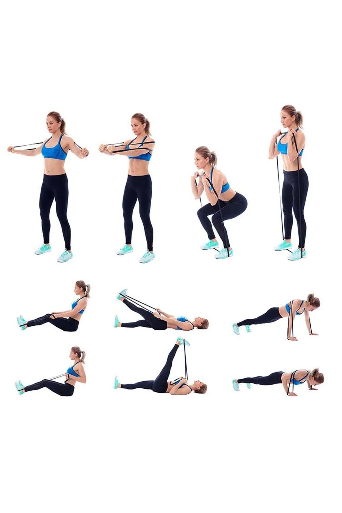 Resistance Powerband 32 Mm Mor Güç Bandı Sert Direnç Lastiği Pila