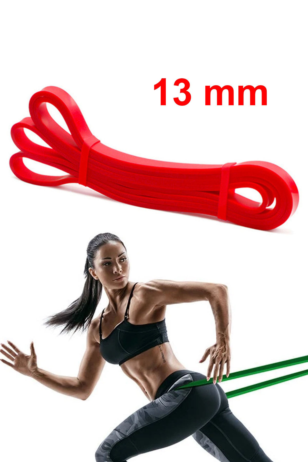 Jet Resistance Powerband 13 Mm Latex Güç Bandi Hafif Sert Direnç Last