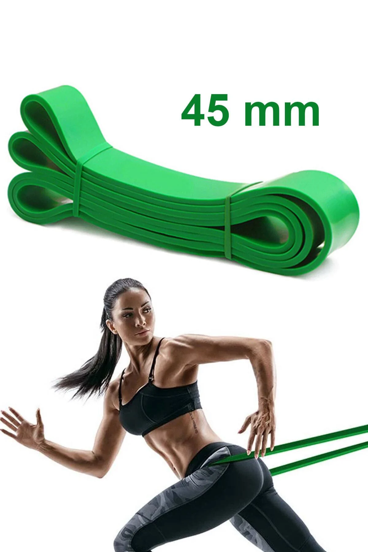 Resistance Powerband 45 Mm Latex Güç Bandı Yüksek Sert Direnç Las