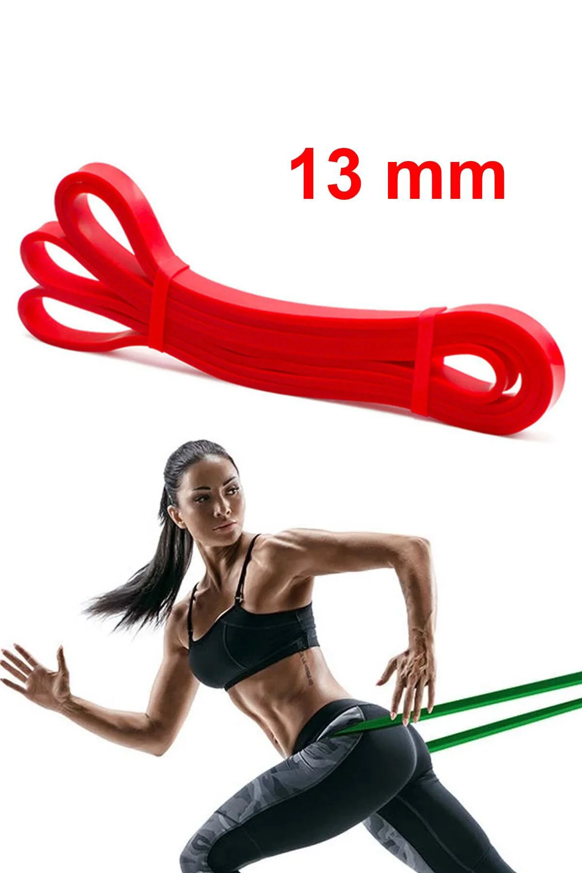 Resistance Powerband 13 Mm Latex Güç Bandı Hafif Sert Direnç Last