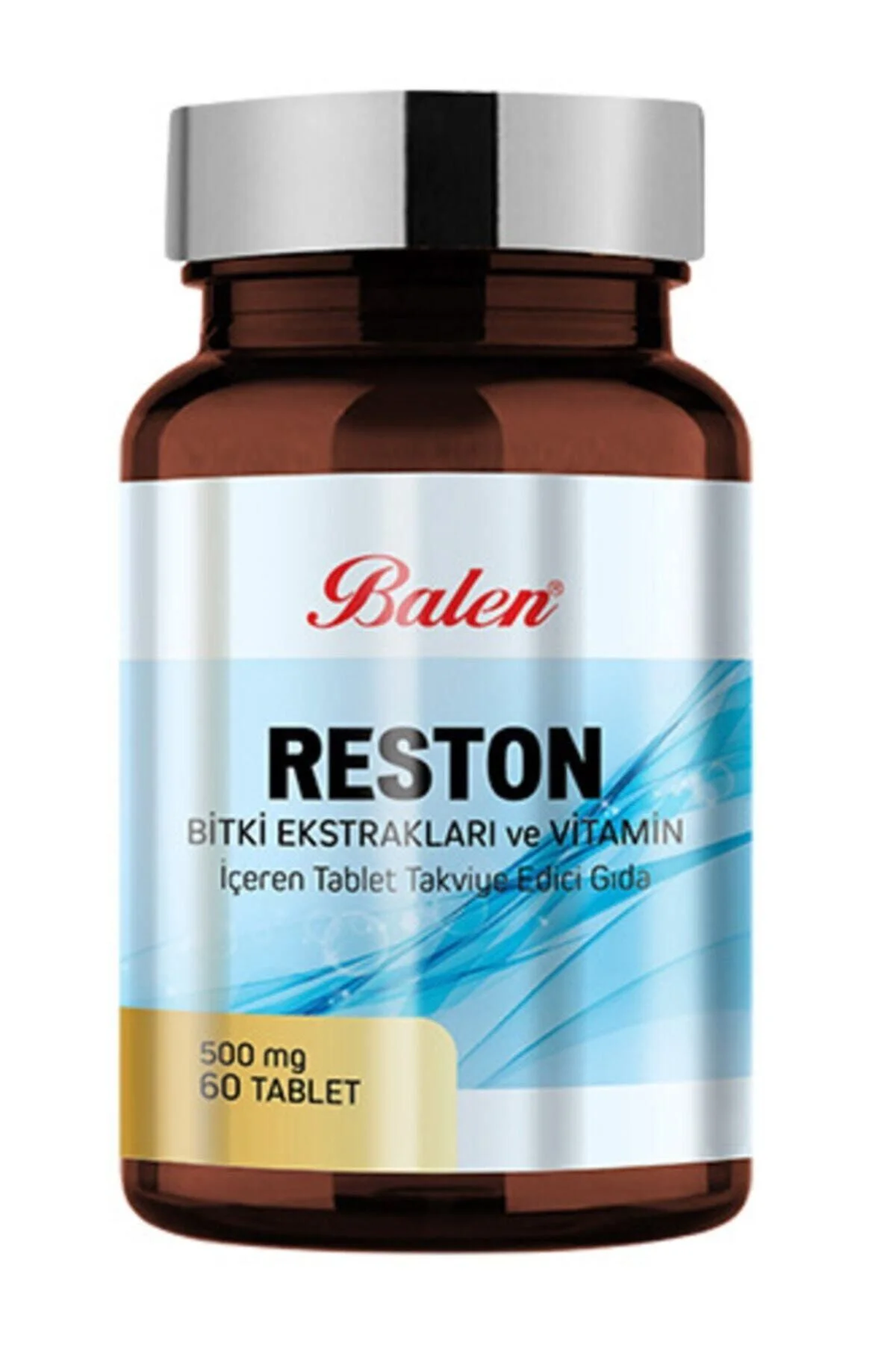 Reston Bitki Ekstraktları Ve Vitamin Içeren Tablet Takviye Edici Gıda 500 Mg 60 Kapsül