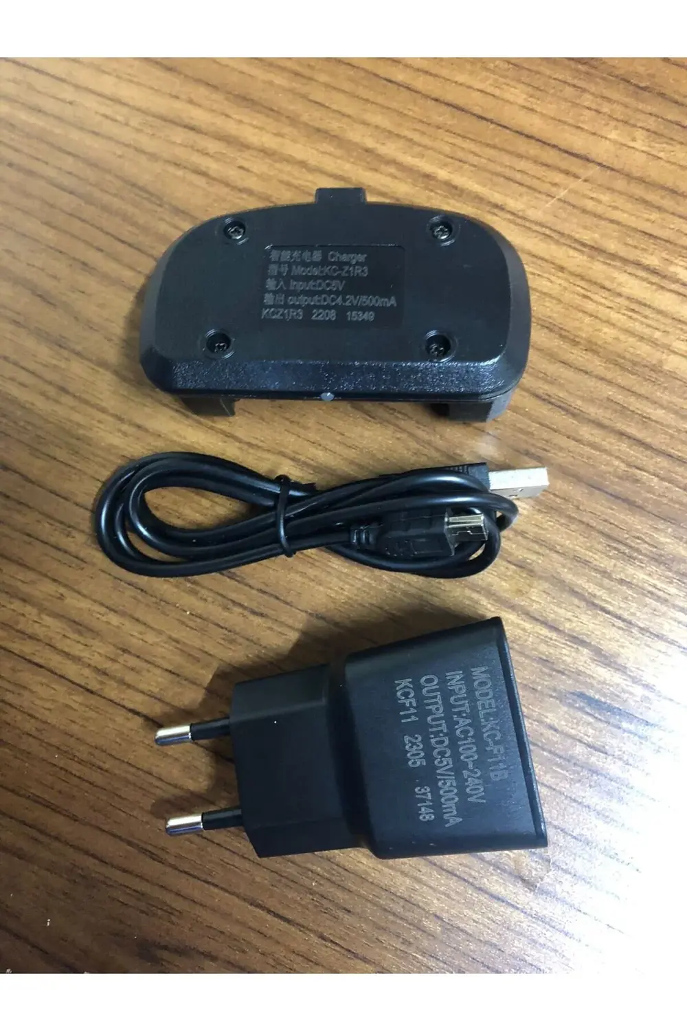 Retevis Şarj Cihazı Adaptörü Kablo Cihaz 3'lü Set Uyumlu