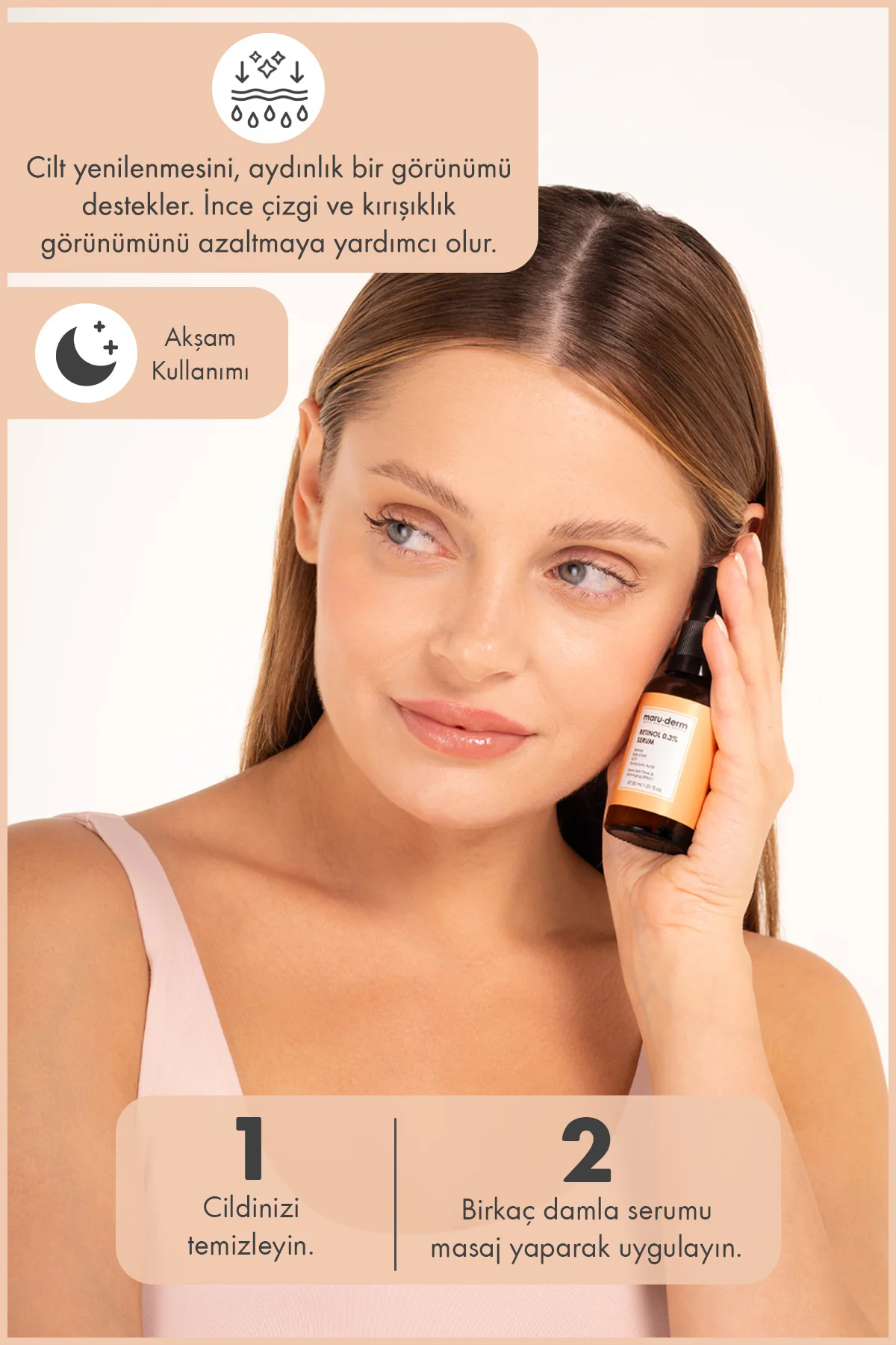 Retinol 0.3 Cilt Yenileyici Bakım Serumu 30 ML