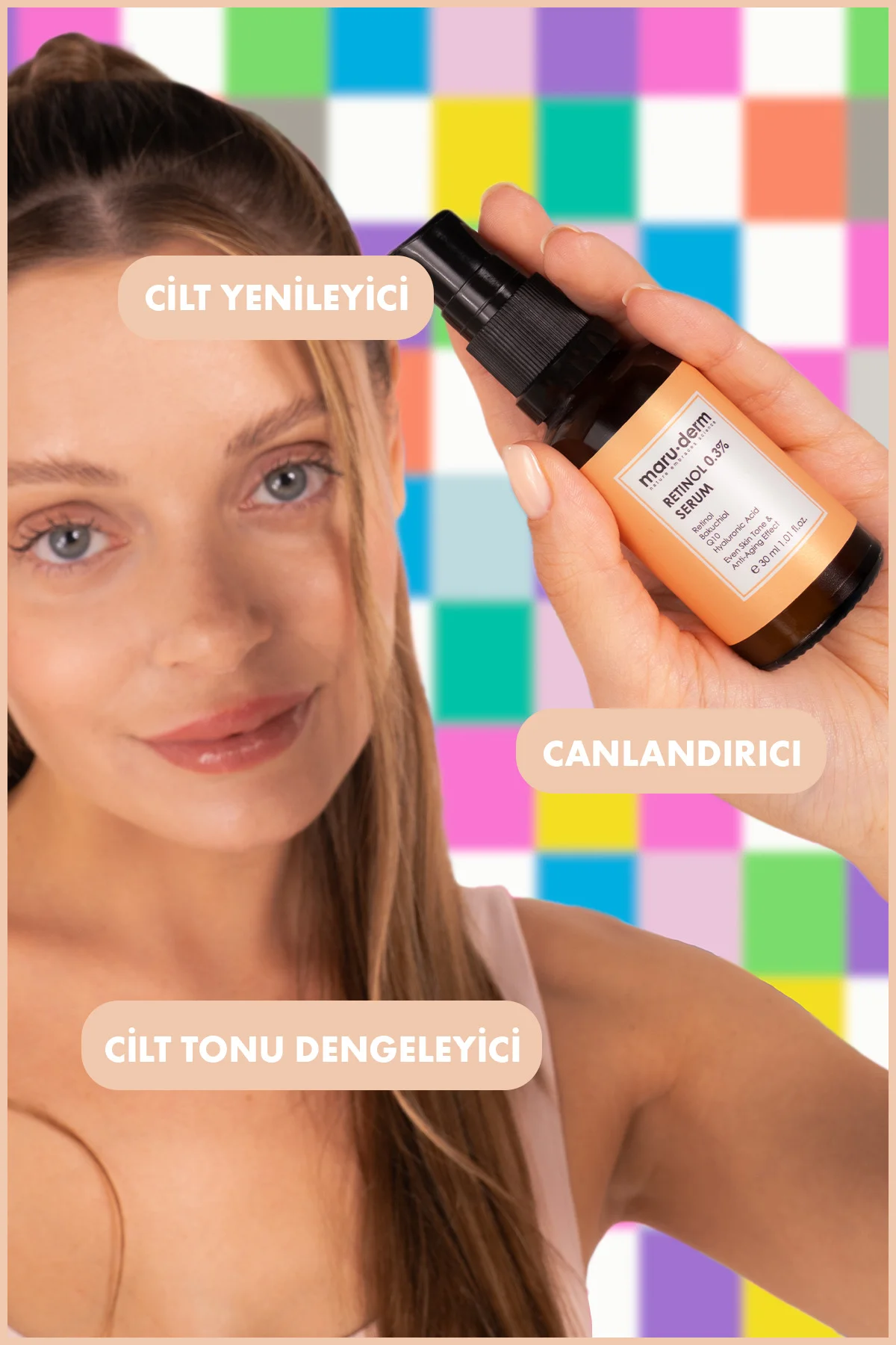 Retinol 0.3 Cilt Yenileyici Bakım Serumu 30 ML