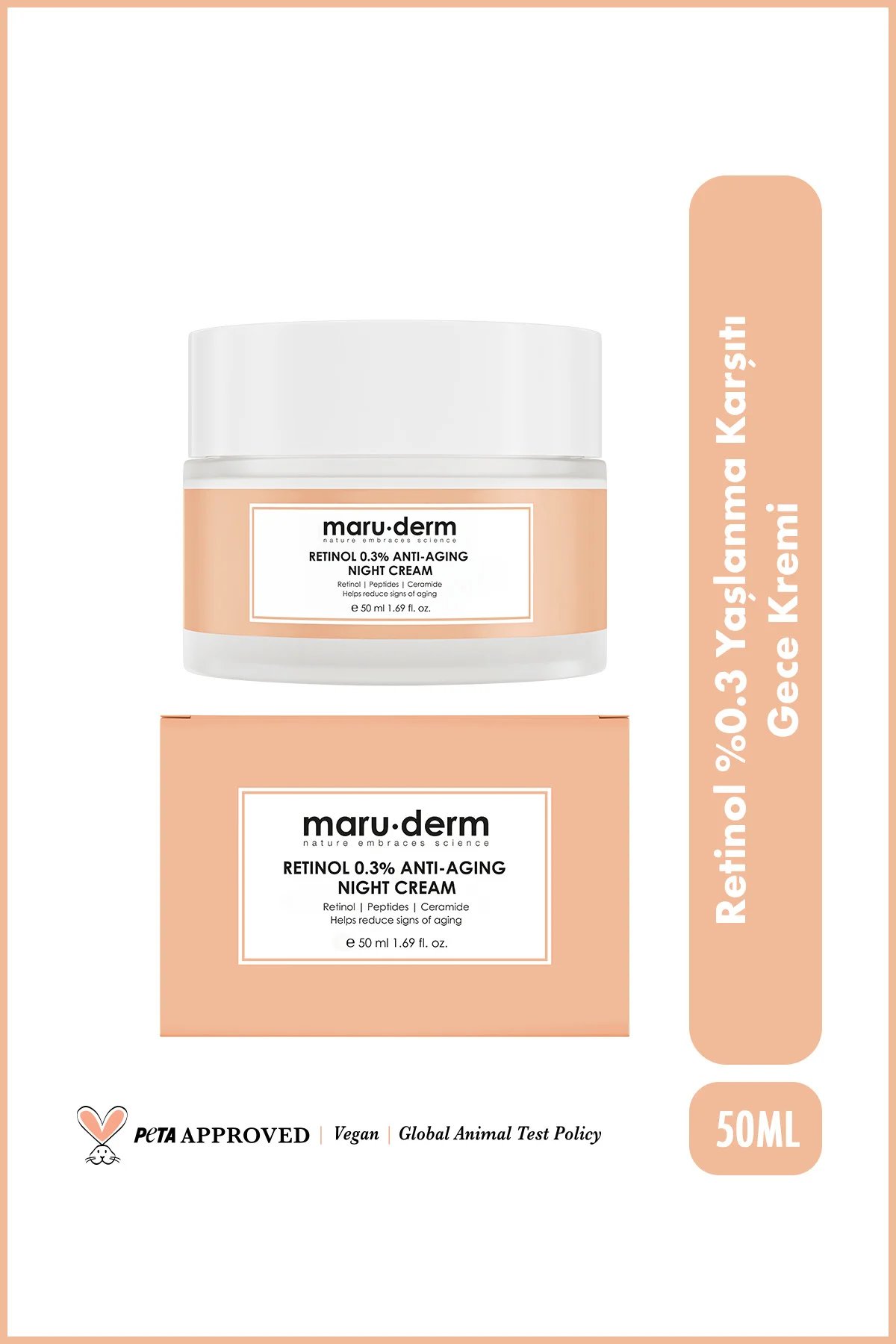 Retinol %0.3 Yaşlanma Karşıtı Gece Kremi – Kırışıklık Karşıtı Yen