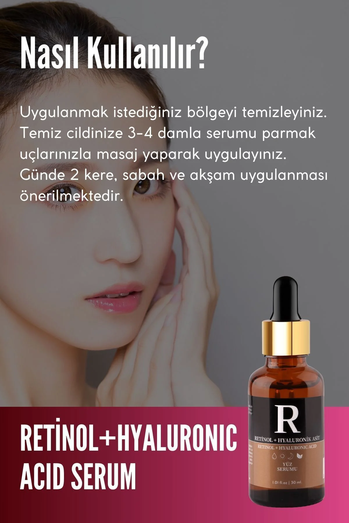 Retinol Içeren Leke Ve Kırışıklık Karşıtı, Aydınlatıcı Ve Nemlend