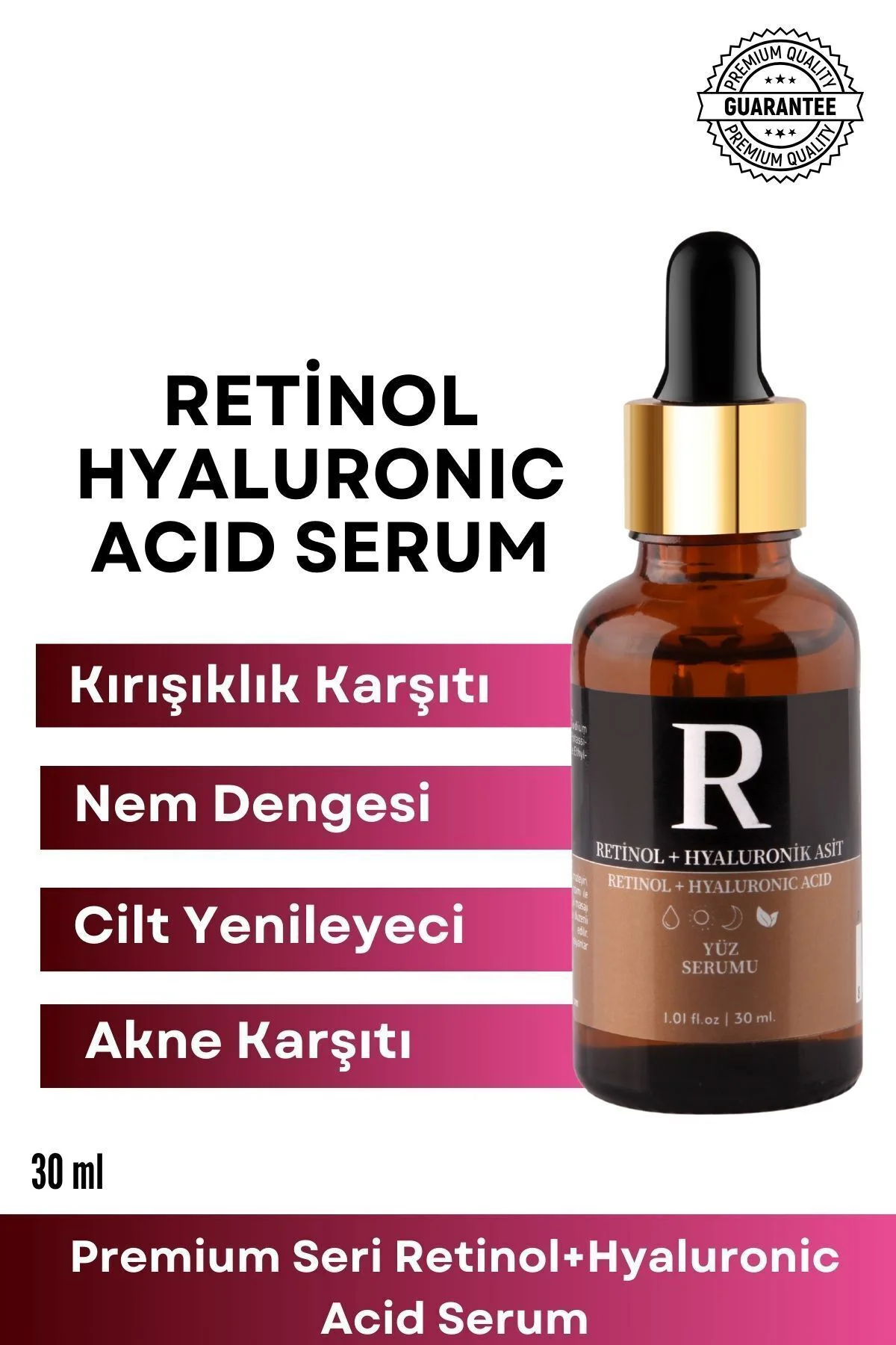 Retinol Içeren Leke Ve Kırışıklık Karşıtı, Aydınlatıcı Ve Nemlend
