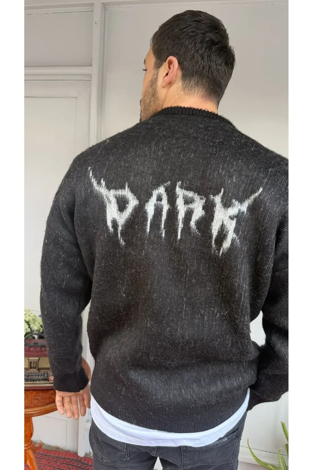 Retro 6008 Baskılı Kazak