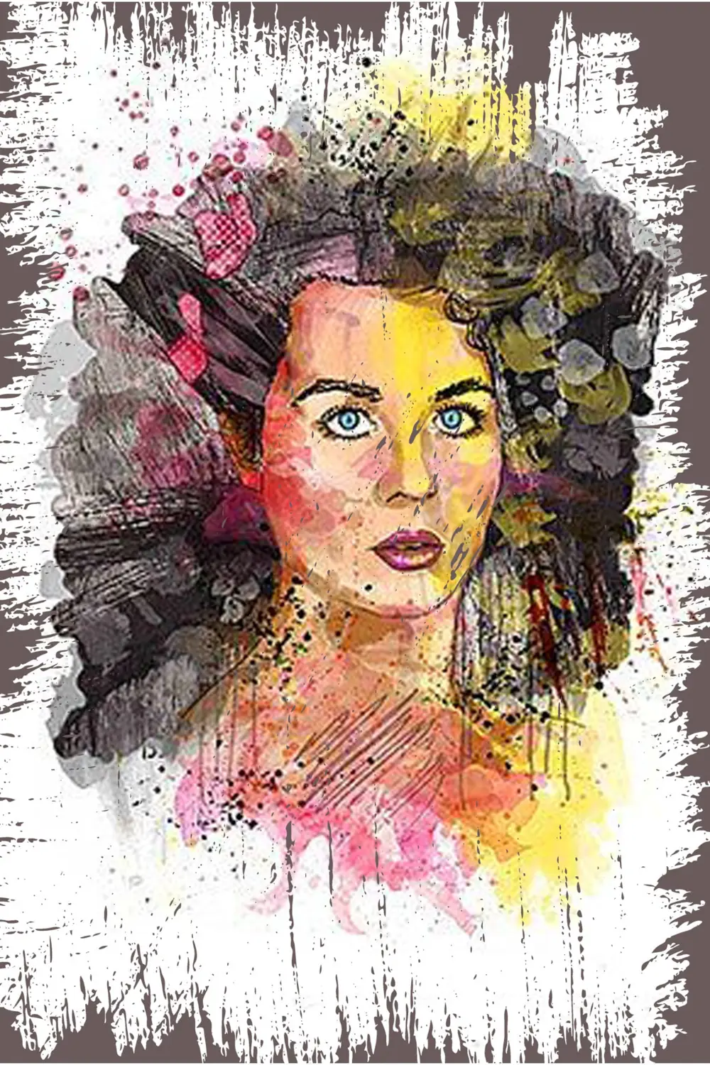 Retro Ahşap Duvar Poster 20x30