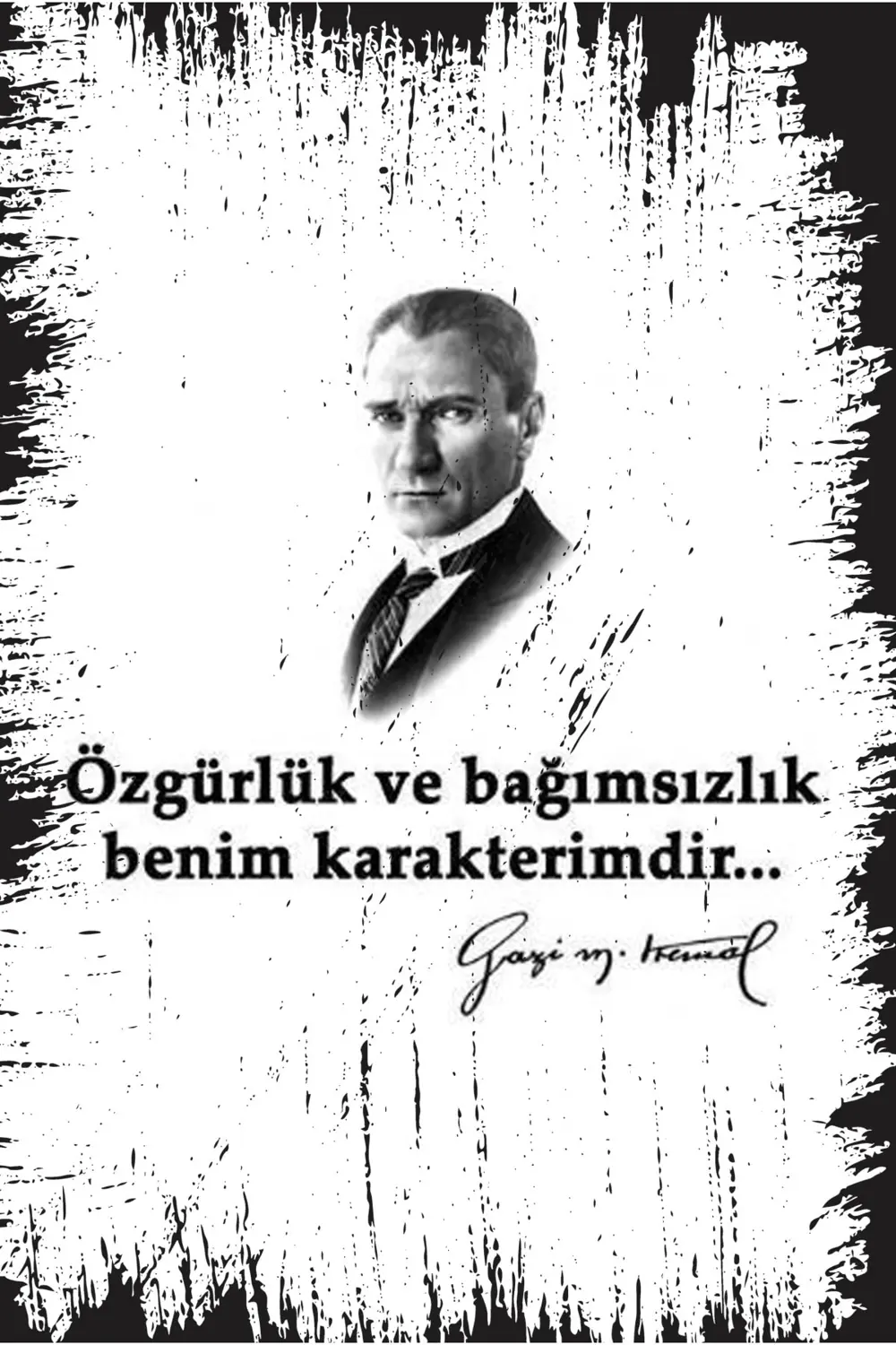 Retro Ahşap Duvar Poster 20x30