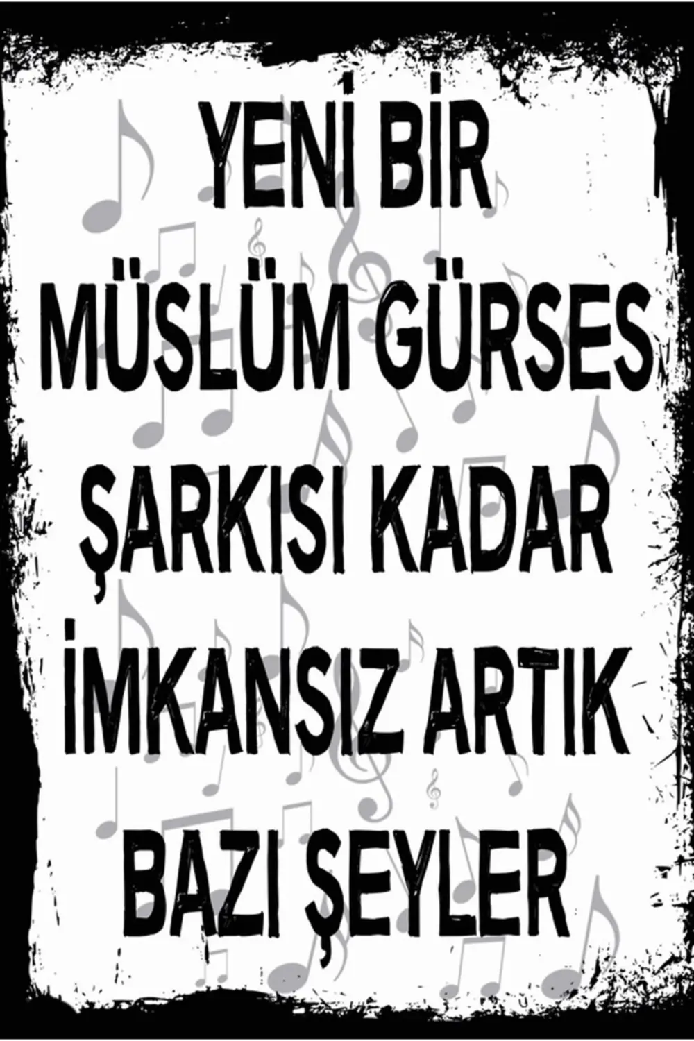 Retro Ahşap Duvar Poster 20x30cm