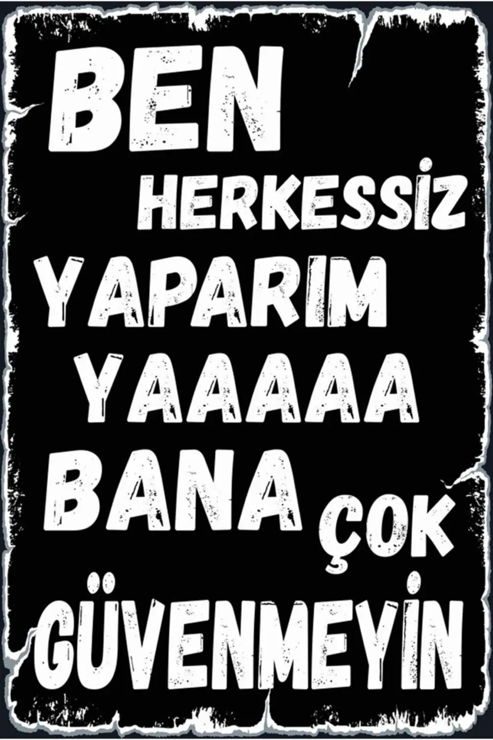 Retro Ahşap Duvar Poster 20x30cm Retro Ahşap Duvar Poster 20x30cm