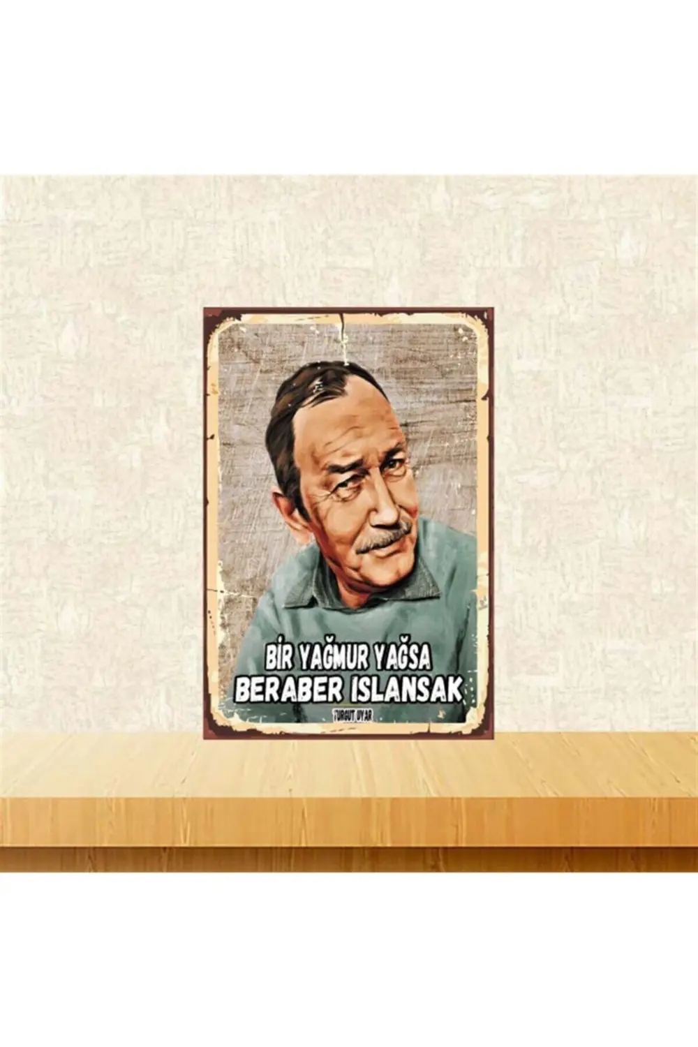 Retro Ahşap Poster 20-30 cm