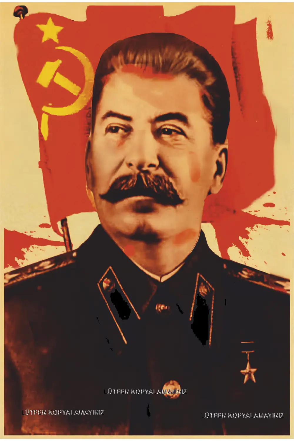 Retro Ahşap Poster