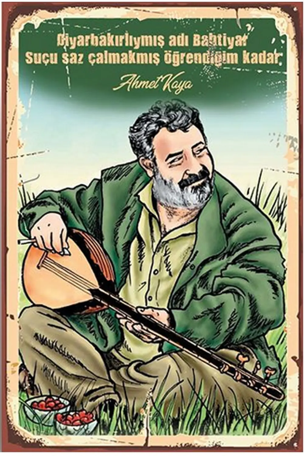 Retro Ahşap Poster
