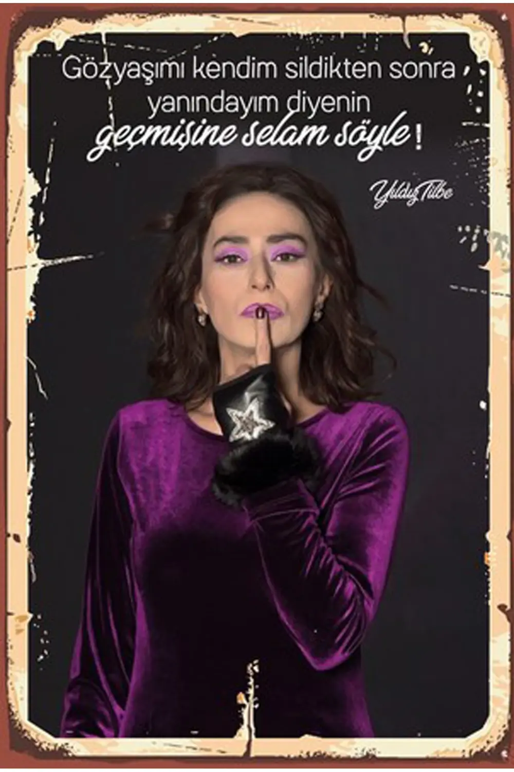Retro Ahşap Poster
