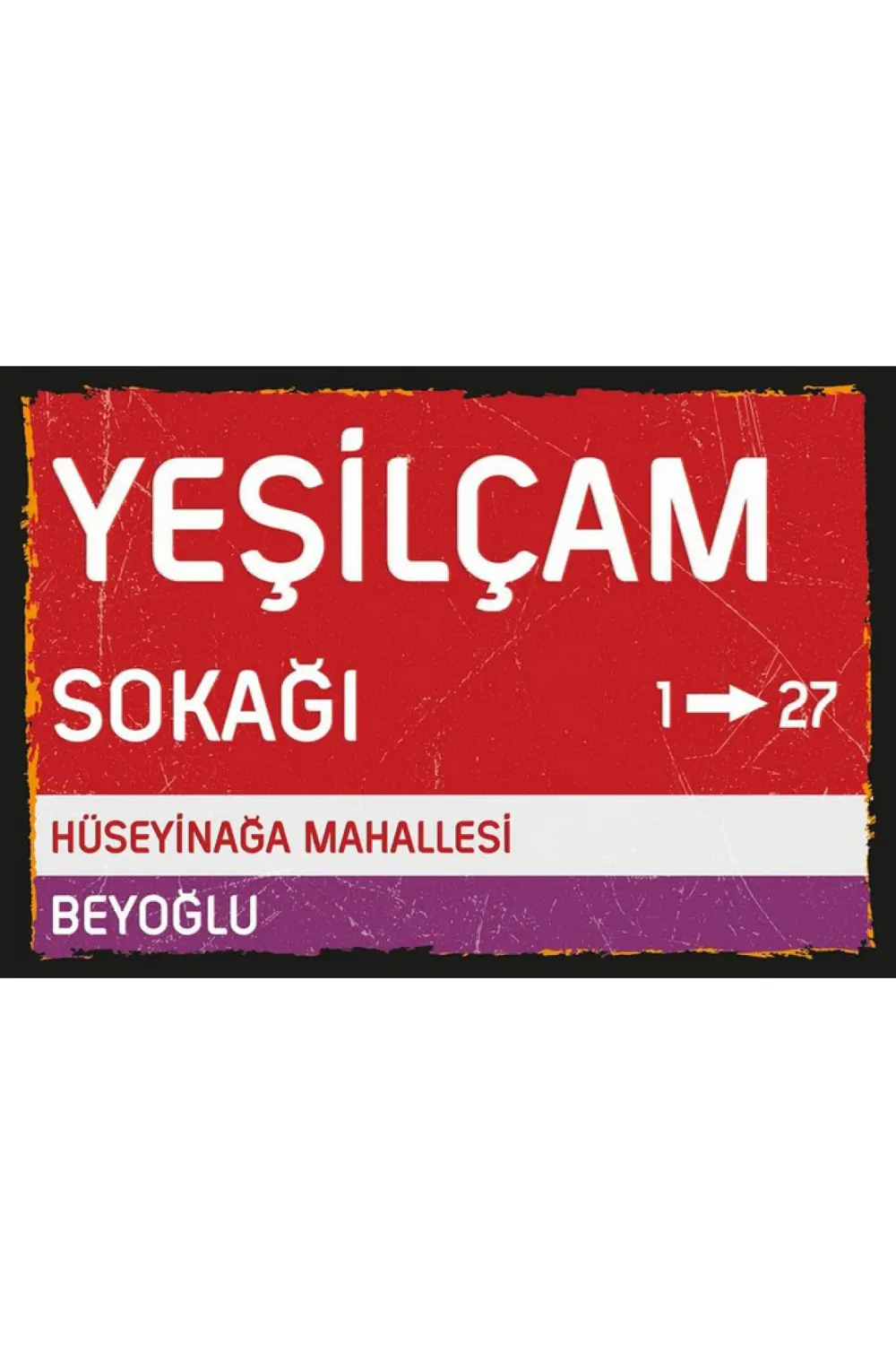 Retro Ahşap Poster