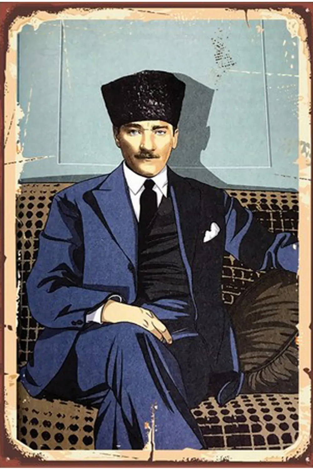 Retro Ahşap Poster