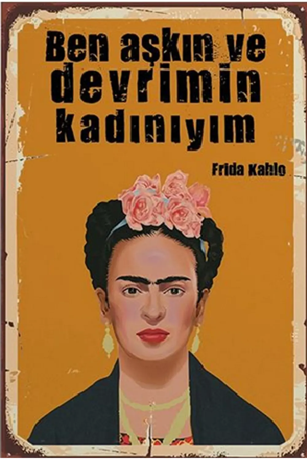 Retro Ahşap Poster