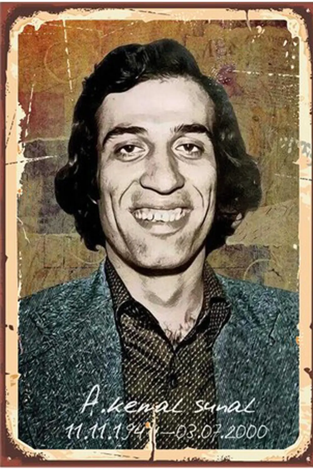Retro Ahşap Poster