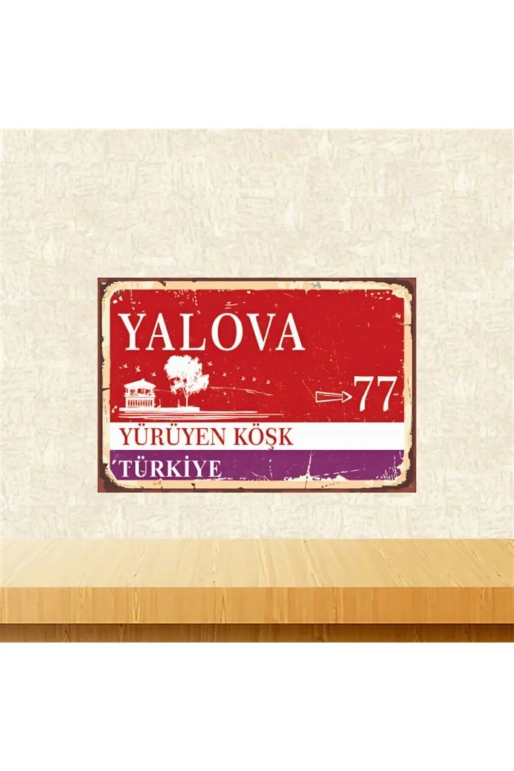 Retro Ahşap Tablo 20-30 cm Tkfx5779
