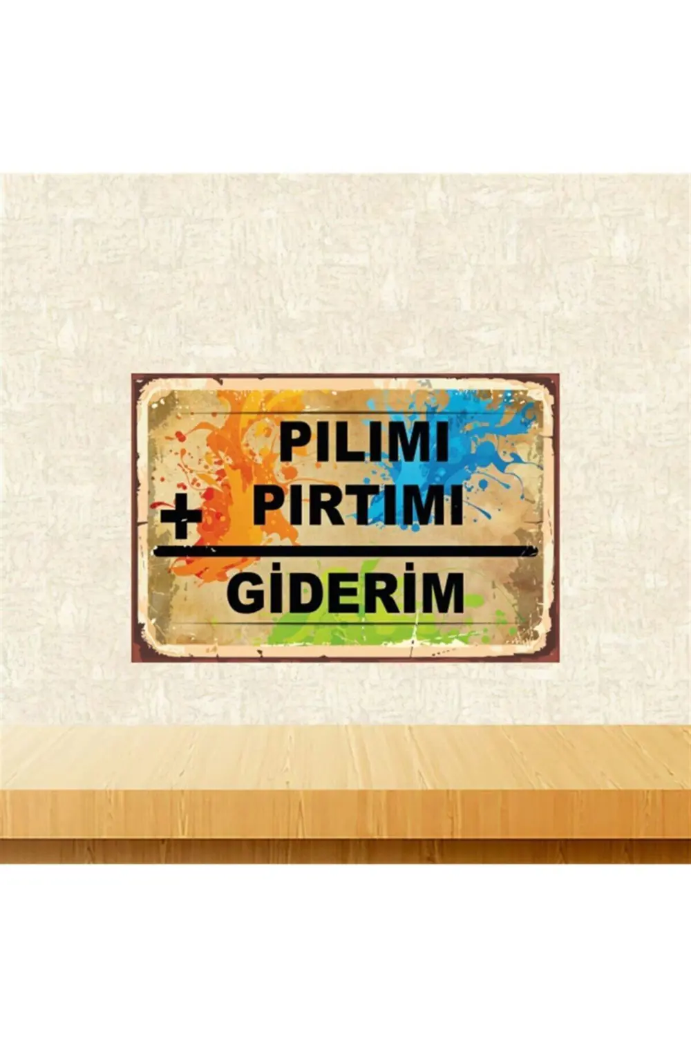 Retro Ahşap Tablo 20-30 cm