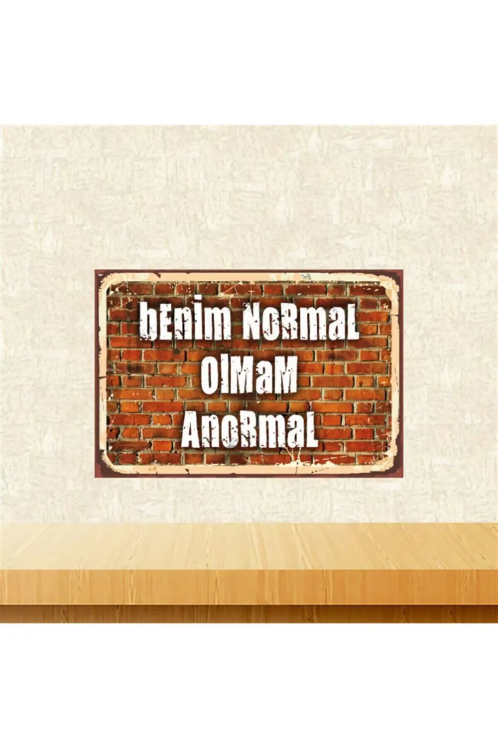 Retro Ahşap Tablo