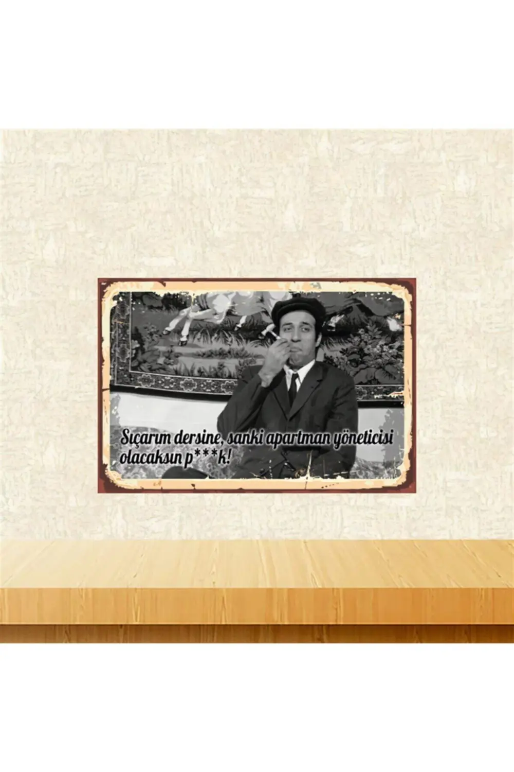 Retro Ahşap Tablo