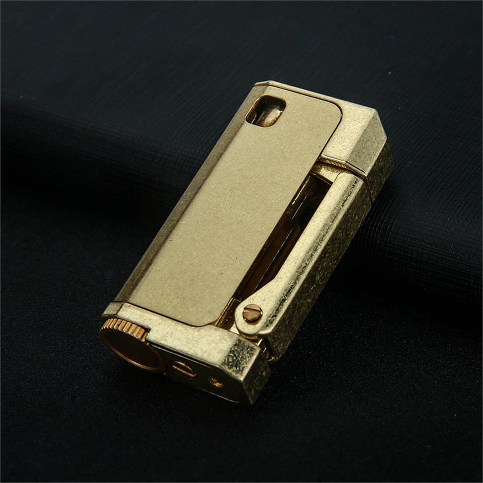 Çanta Yurdu Retro Benzinli Bcz474 Muhtar Çakmağı Otantik Sarı