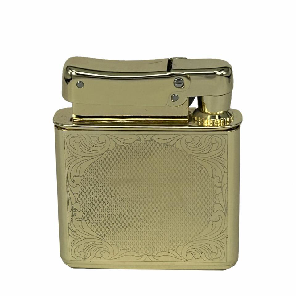 Çanta Yurdu Retro Benzinli Çakmak Muhtar Çakmağı Altın