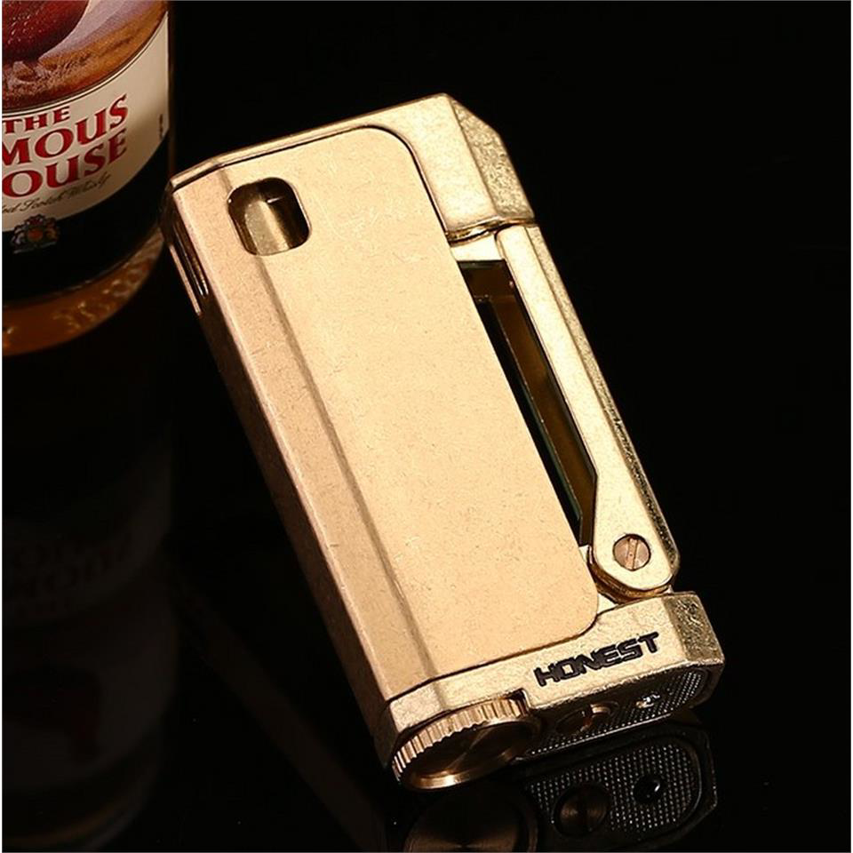 Çanta Yurdu Retro Benzinli Bcz474 Muhtar Çakmağı Otantik Sarı