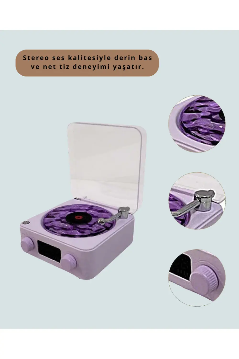 Retro Bluetooth Hoparlör MOR