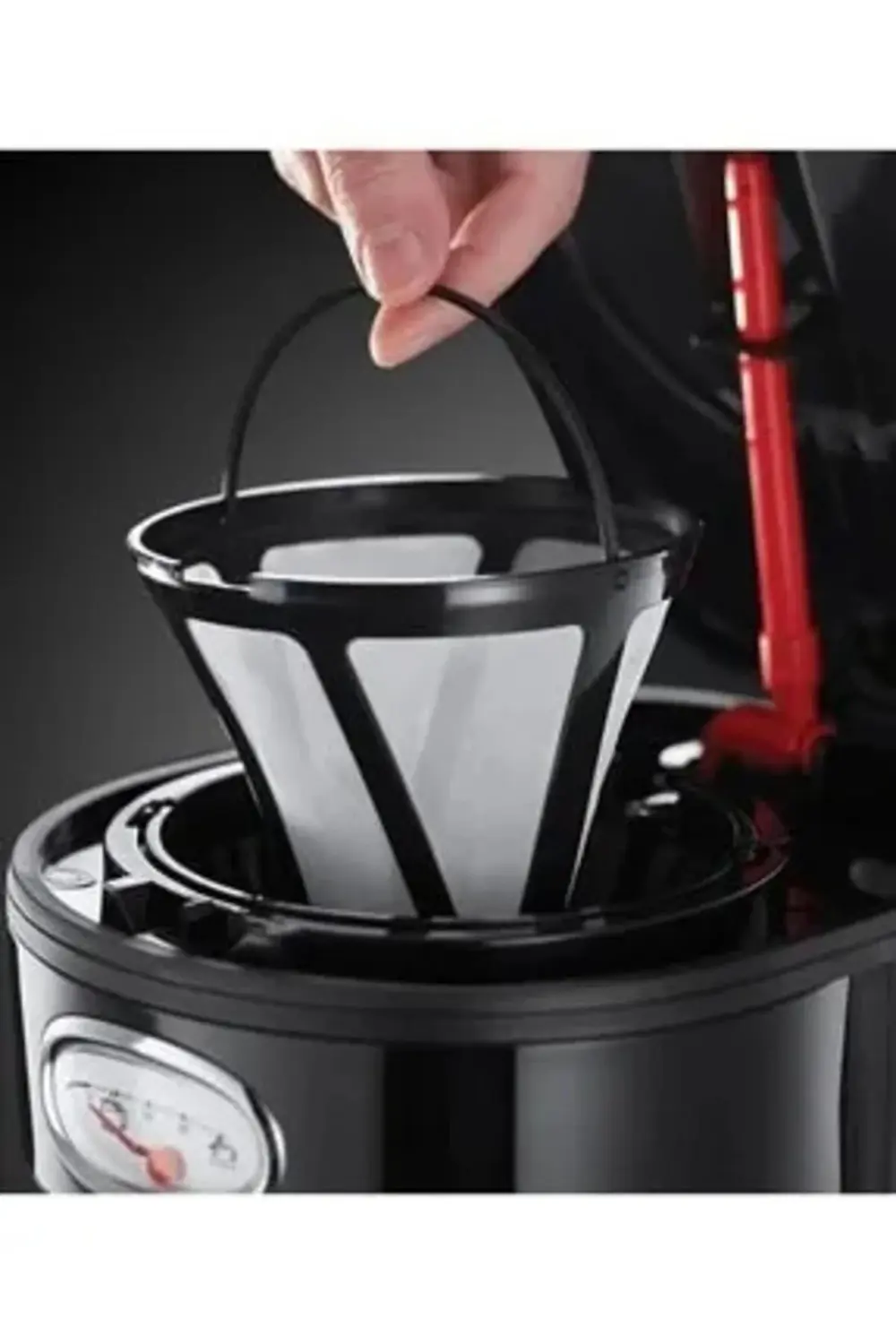 Russell Hobbs Retro Classic Siyah Cam Sürahili Kahve Makinesi