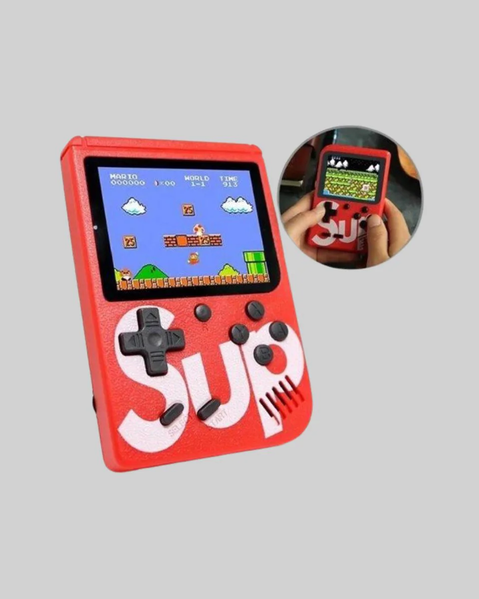 Retro El Konsolu – 500 Oyunlu Atari Tarzı Taşınabilir Oyun Konsolu ve 2 Oyunculu Hediye