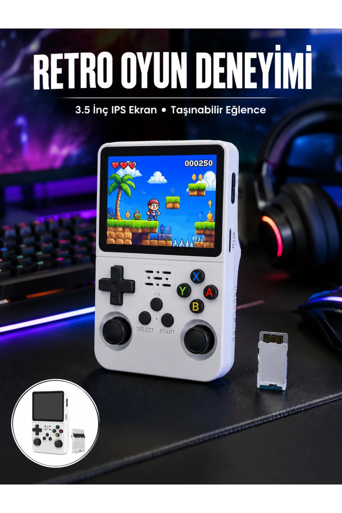 Retro El Konsolu – Gelişmiş Donanım ve Özelleştirilebilir Yazılım Yapısı Yeni Nesil Retro El Konsolu – Gelişmiş Donanım ve Özelleştirilebilir Yazılım Yapısı Yeni Nesil